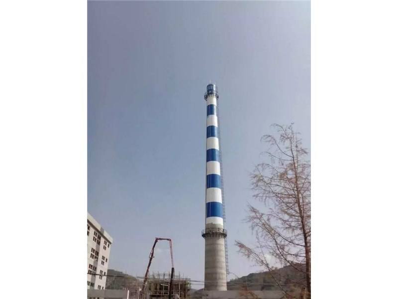 济宁市中钢烟囱制作安装论文烟囱安装航标灯