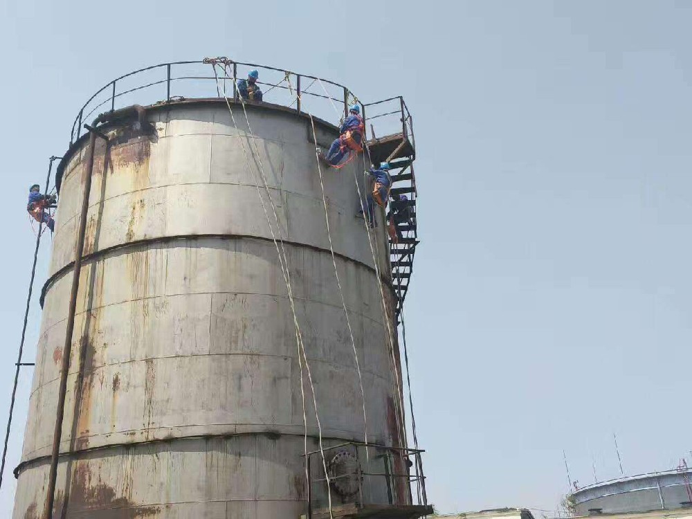 河南燃煤锅炉房烟囱检修