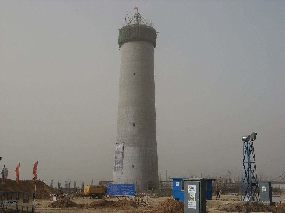 汉中80米烟囱新建
