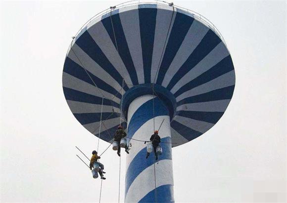 菏泽烟囱刷涂料