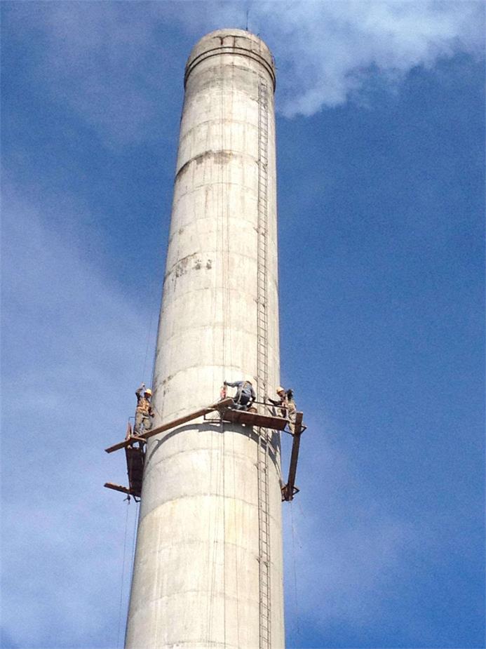 烟台福山钢烟囱制作安装施工混凝土烟囱拆除